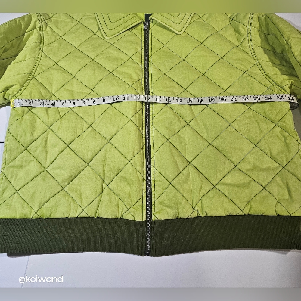 Wild Fable Eccentric Lime Quilted Style Jacket Size XL - Picture 9 of 11